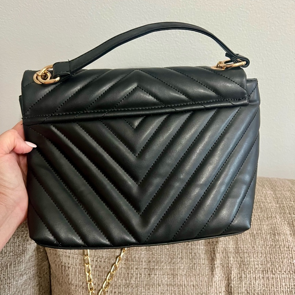 Nasty Gal Chic Sophisticated Shoulder Bag Black‎ - - Picture 5 of 8